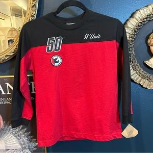 NWT 50 cent G unit Kids red and black long sleeve shirt